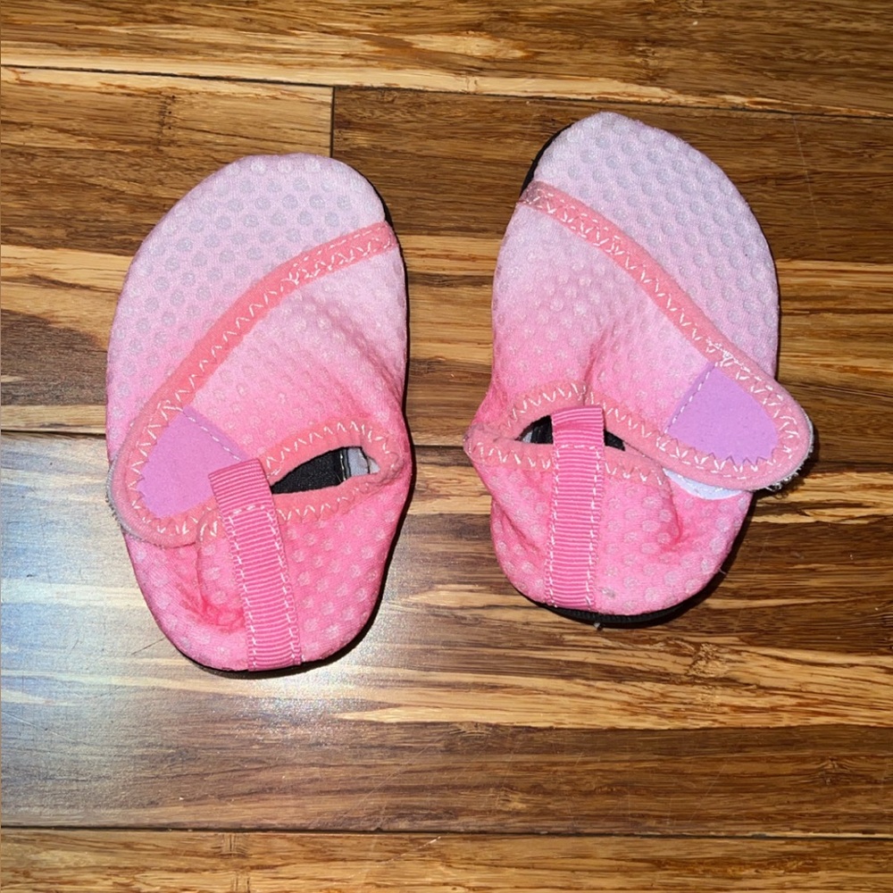 Black and Pink Athletic Shoes